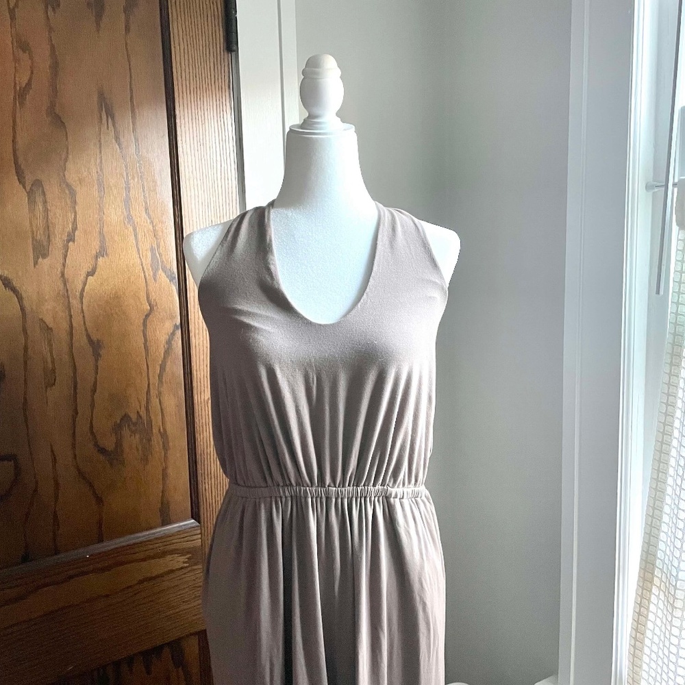 Soft Stretch Jersey Jumpsuit with Halter Top